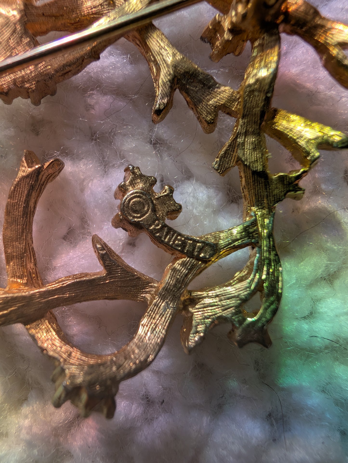 Panetta Modernist Brutalist Branch Pin Brooch
